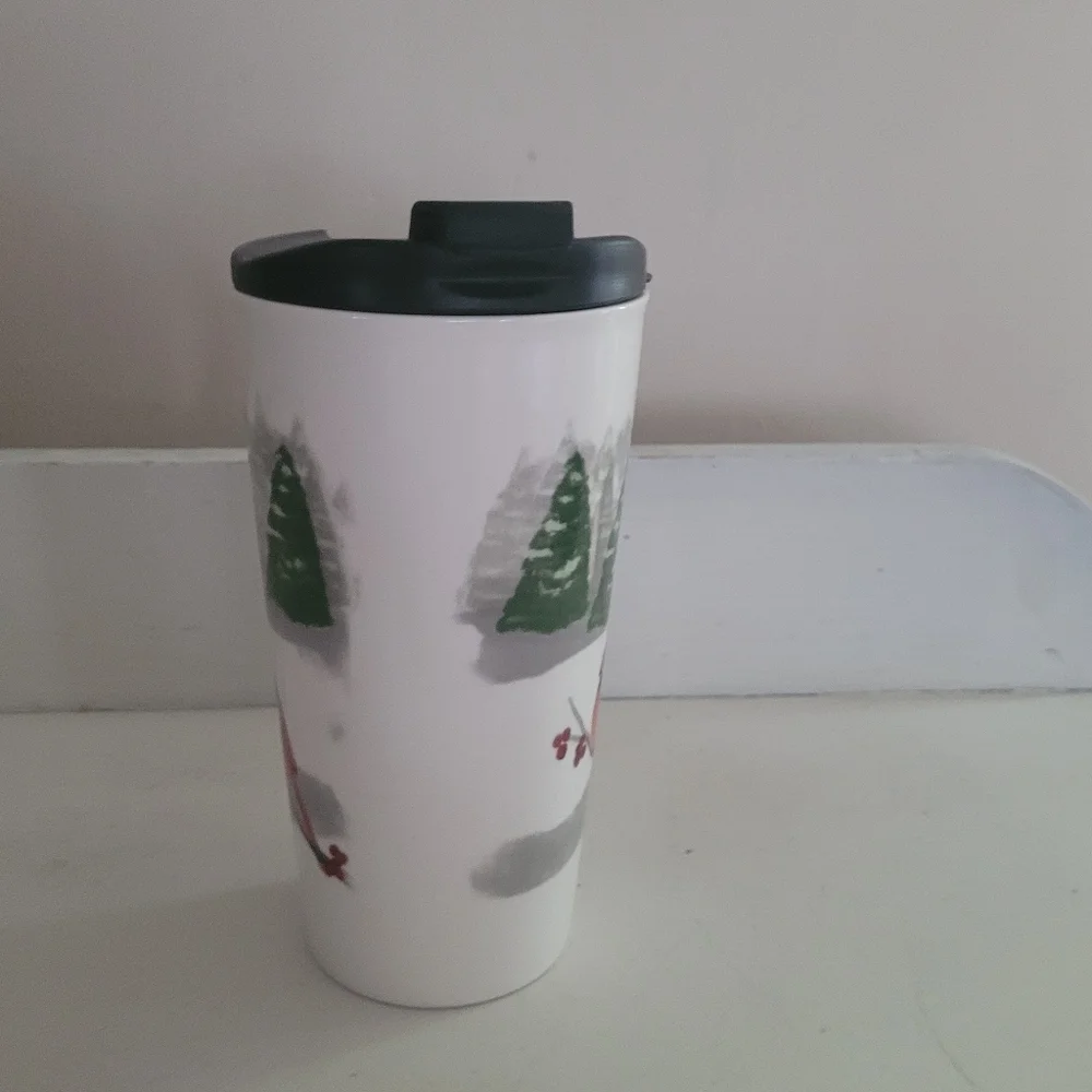 Cypress Winter Cardinal Travel Mug - Picture 2 of 10